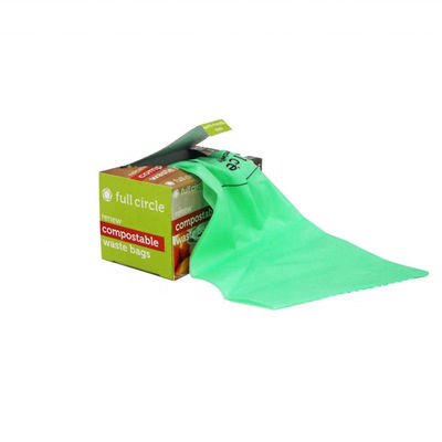 Groothandel Duurzaam 100% biologisch afbreekbaar maïsstarch Custom Printed High Kitchen Compostable Trash Bin Liner Bag voor voedselresten