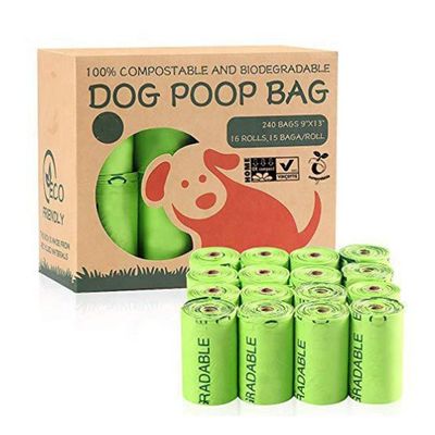 Gepersonaliseerd logo Ontwerp Hot Sale Groothandel 100% biologisch afbreekbare honden poep zak voor het reinigen