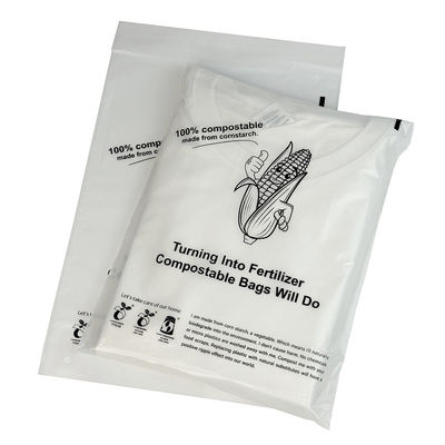 Goede prijs Eco-vriendelijke composteerbare kledingzakken Plastic verpakkingszakken voor kleding online