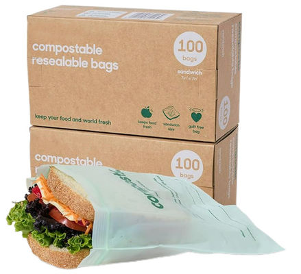 Goede prijs 100% composteerbare vrieszakken met een volume van een liter, biologisch afbreekbare voedselopslagzakken, geschikt voor groenten, fruit of vlees online