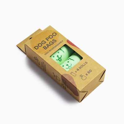 Goede prijs China Manufacture Hot Sale Duurzaam composteerbaar biologisch afbreekbaar Gepersonaliseerd logo Eco Friendly Corn Starch Onroerend Huisdier Poop Bag online