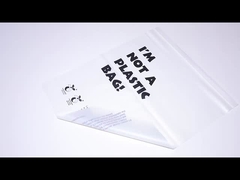 Biologisch afbreekbaar composteerbaar Zip Lock kledingzakjes Verpakking maat