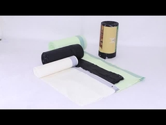 Aanpasbare composteerbare vuilniszakken met trekstreng met distributiebox