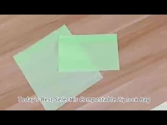 Hars composteerbare Ziplock zakken Sandwich hervergrendelbare zakken SGS FDA gecertificeerd